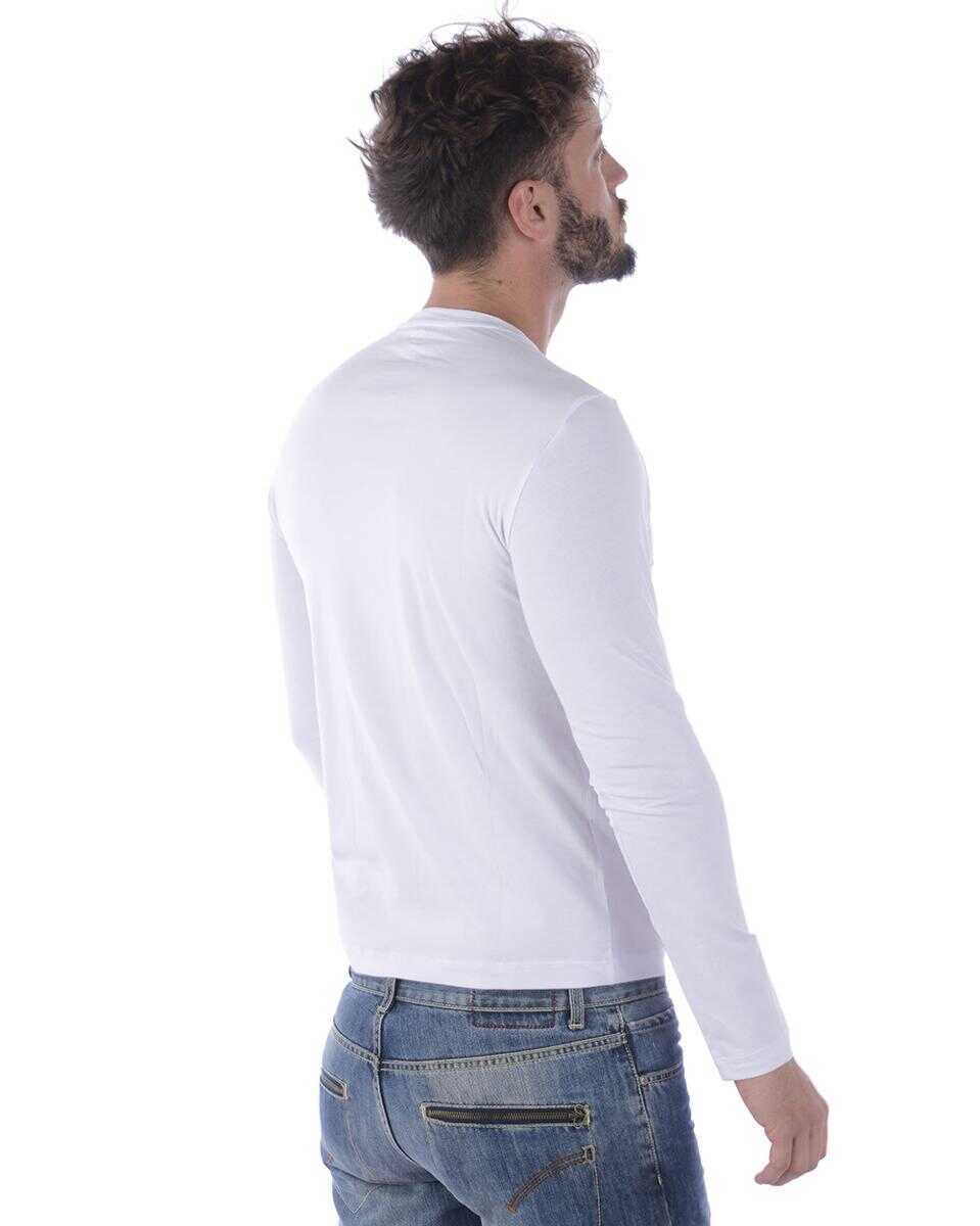 Topuri EA7 Ea7 Emporio Armani Topwear WHITE Barbati (BM 14829901) 4