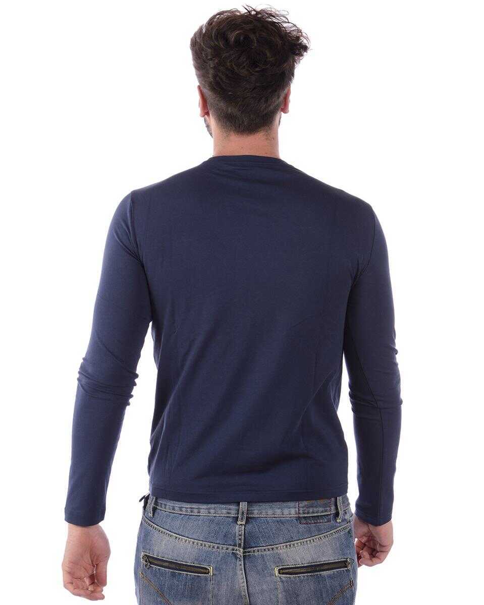 Topuri EA7 Ea7 Emporio Armani Topwear BLUE Barbati (BM 14829919) 2
