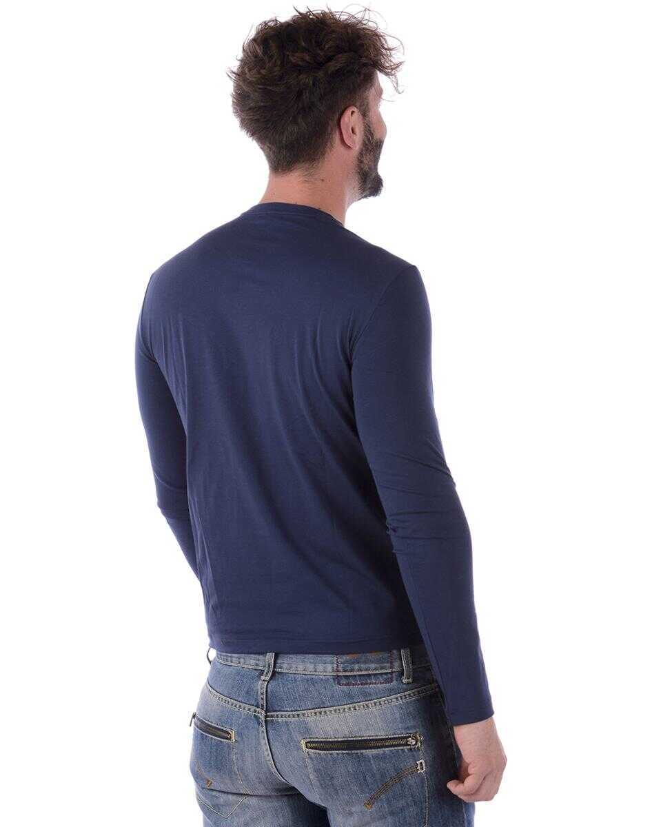 Topuri EA7 Ea7 Emporio Armani Topwear BLUE Barbati (BM 14829919) 4