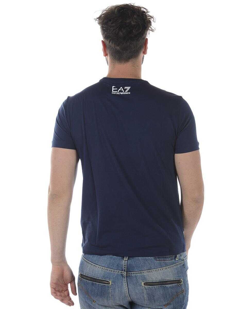 Topuri EA7 Ea7 Emporio Armani Topwear BLUE Barbati (BM 14829961) 2