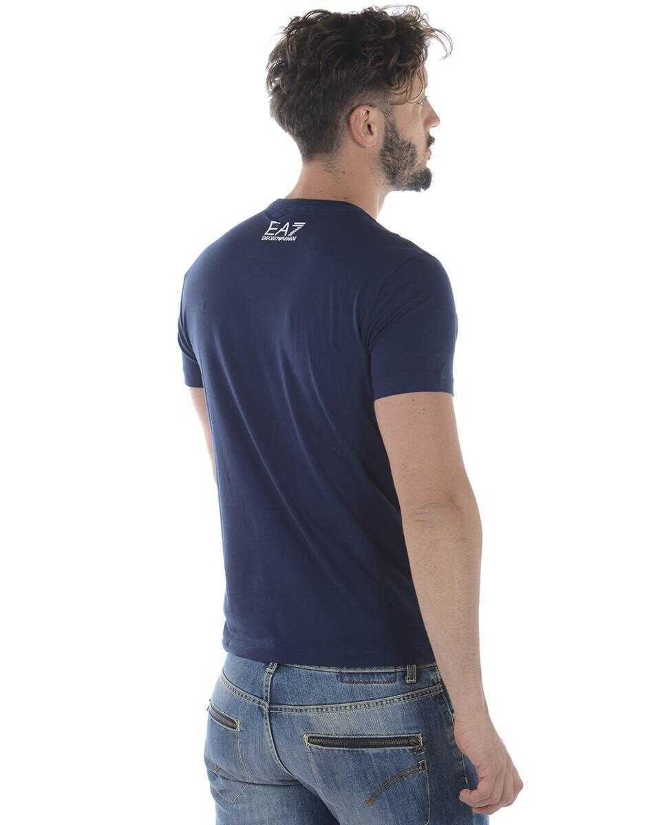 Topuri EA7 Ea7 Emporio Armani Topwear BLUE Barbati (BM 14829961) 4