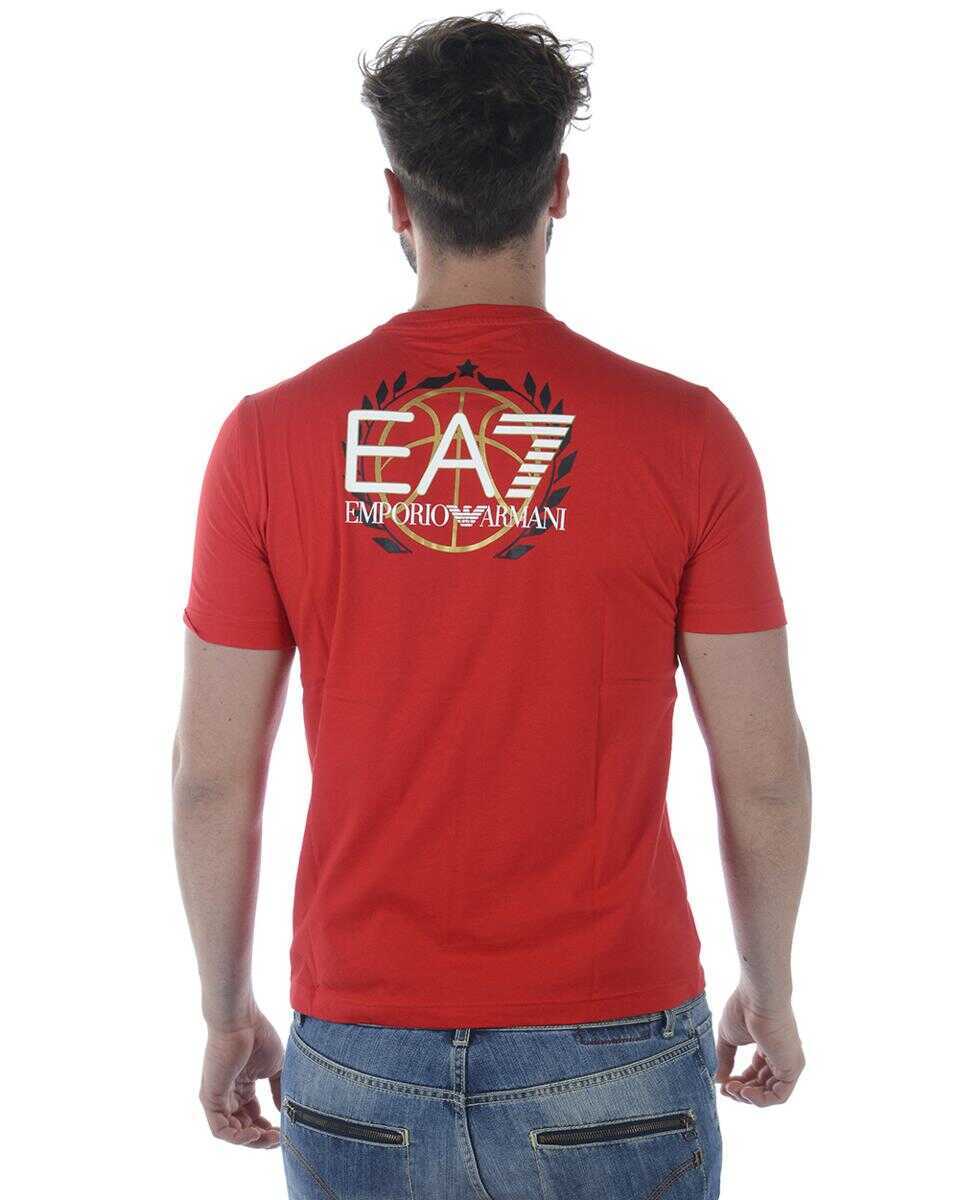 Topuri EA7 Ea7 Emporio Armani Topwear RED Barbati (BM 14829979) 2