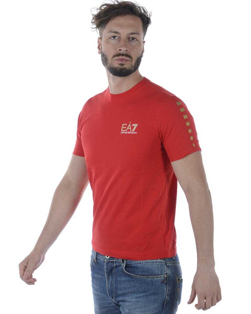 Topuri EA7 Ea7 Emporio Armani Topwear RED Barbati (BM 14829979) 3