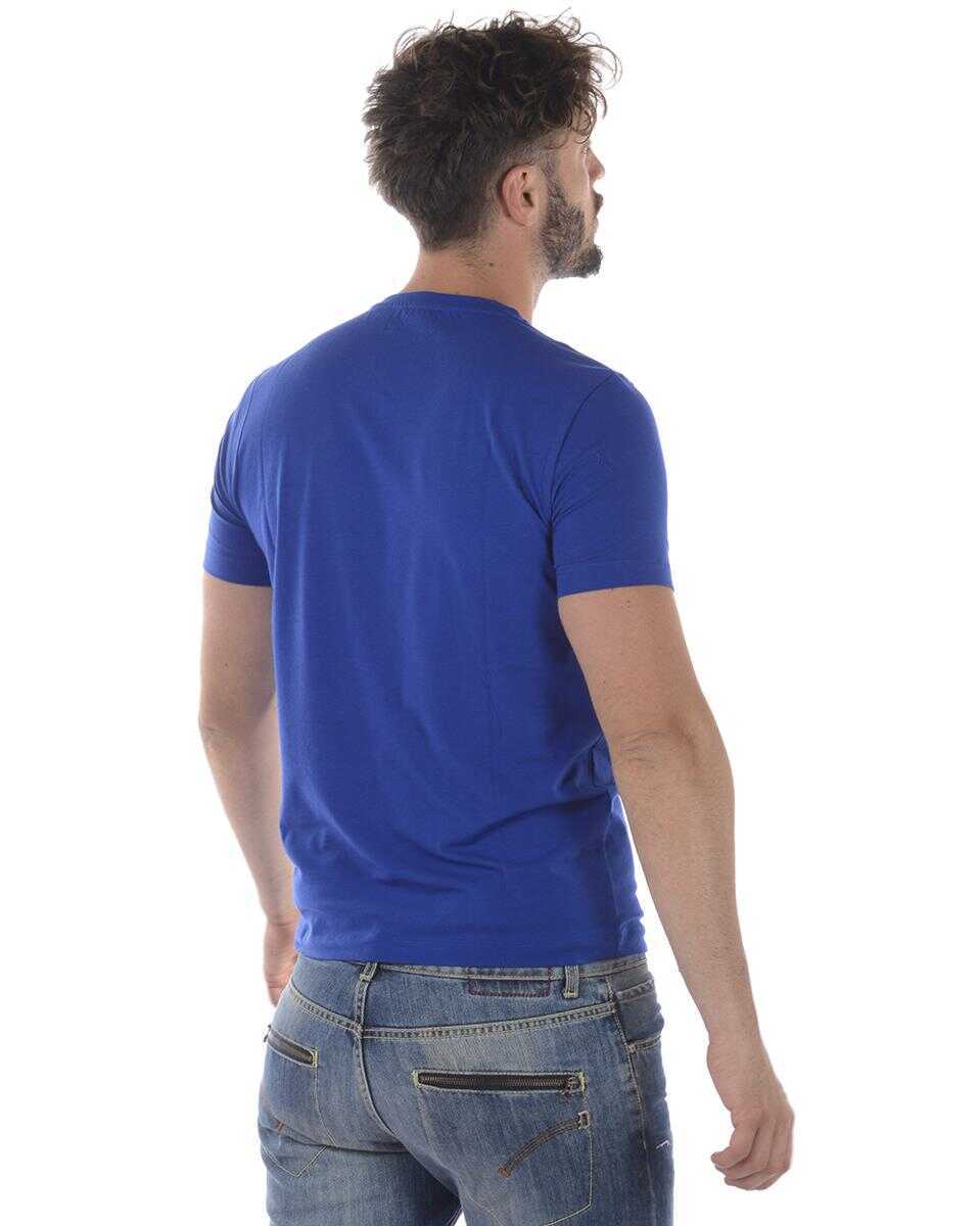 Topuri EA7 Ea7 Emporio Armani Topwear BLUE Barbati (BM 14829997) 4