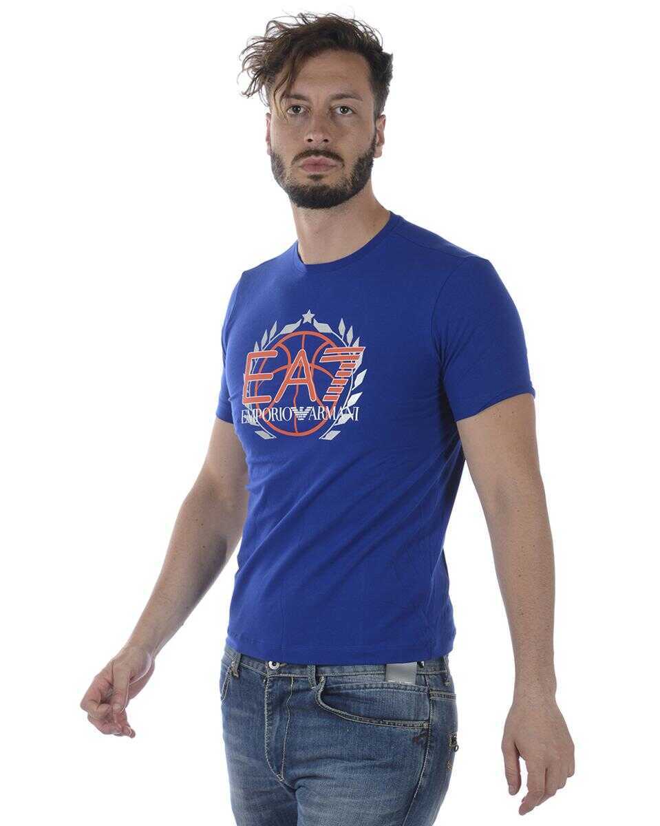 Topuri EA7 Ea7 Emporio Armani Topwear BLUE Barbati (BM 14830009) 3