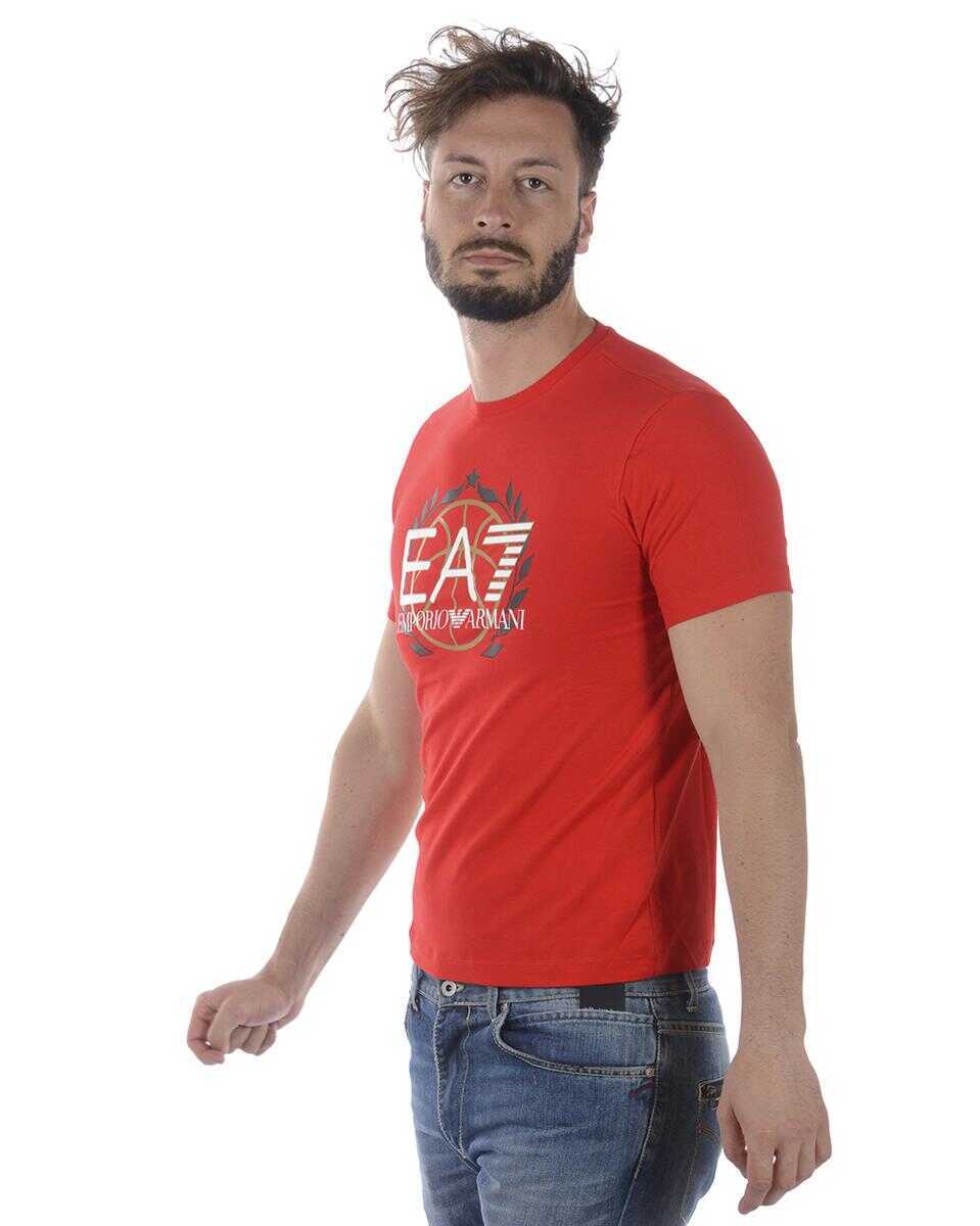 Topuri EA7 Ea7 Emporio Armani Topwear RED Barbati (BM 14830018) 3