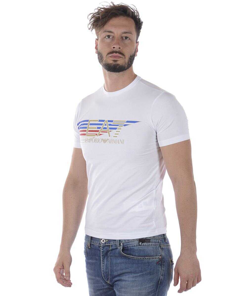 Topuri EA7 Ea7 Emporio Armani Topwear WHITE Barbati (BM 14830021) 3