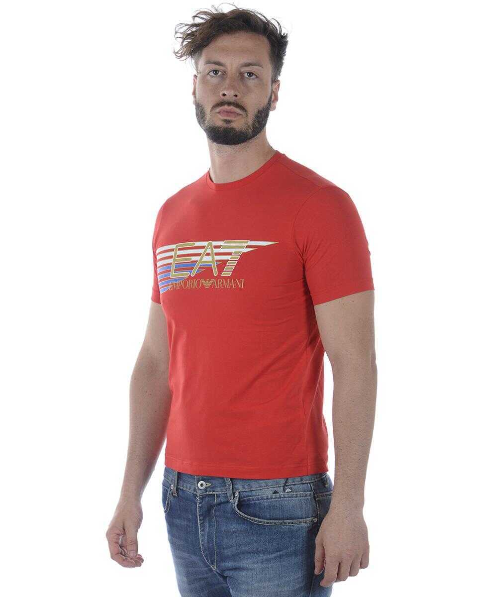 Topuri EA7 Ea7 Emporio Armani Topwear RED Barbati (BM 14830036) 3