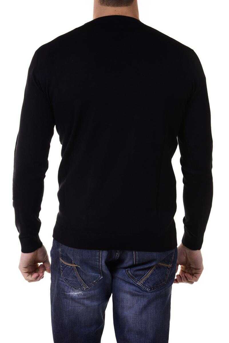 Pulovere IM C COUTURE IM C Couture Sweater Black Barbati (BM 14832001) 2
