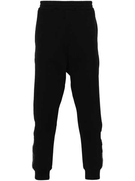 Pantaloni de trening Alexander McQueen Alexander McQueen Side Band Joggers Black Barbati (BM 14833612) 1