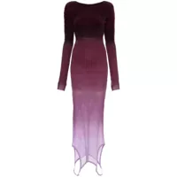 Rochii THE ATTICO The Attico Ribbed Midi Dress