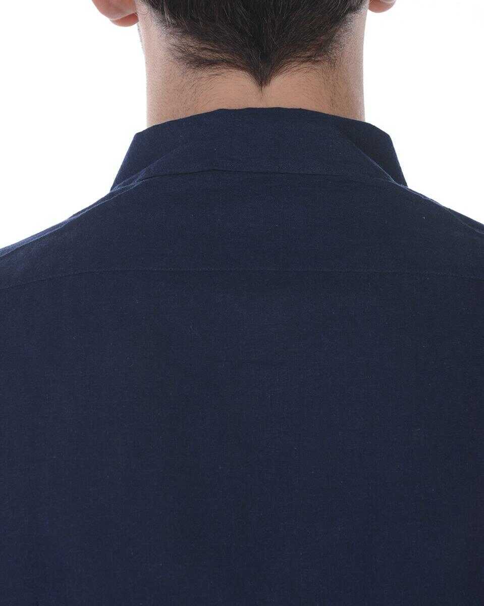 Camasi Daniele Alessandrini Daniele Alessandrini Shirt BLUE Barbati (BM 14845240) 4