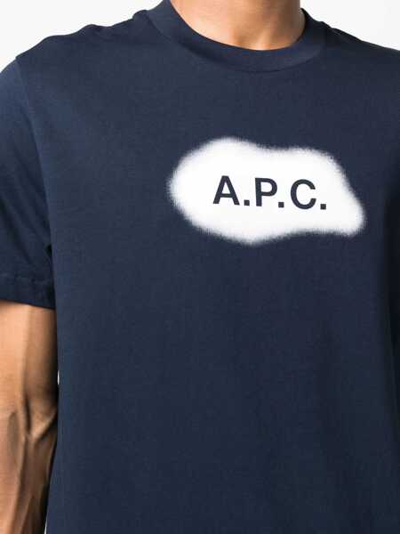 Tricouri A.P.C. A.P.C. T-Shirt  Albert BLUE Barbati (BM 14848435) 5