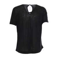 Imbracaminte Filatures Du Lion Dama - Tricouri Filatures Du Lion Filatures Du Lion T-Shirt M/C Black Femei (BM 14852422) - B-mall.ro