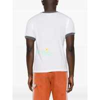 Tricouri ERL pentru Barbati - Tricouri ERL Erl Cotton Crew-Neck T-Shirt WHITE Barbati (BM 14852863) - B-mall.ro