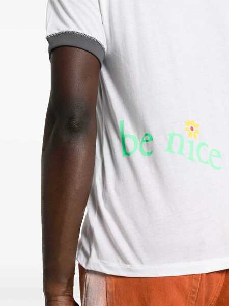 Tricouri ERL Erl Cotton Crew-Neck T-Shirt WHITE Barbati (BM 14852863) 5