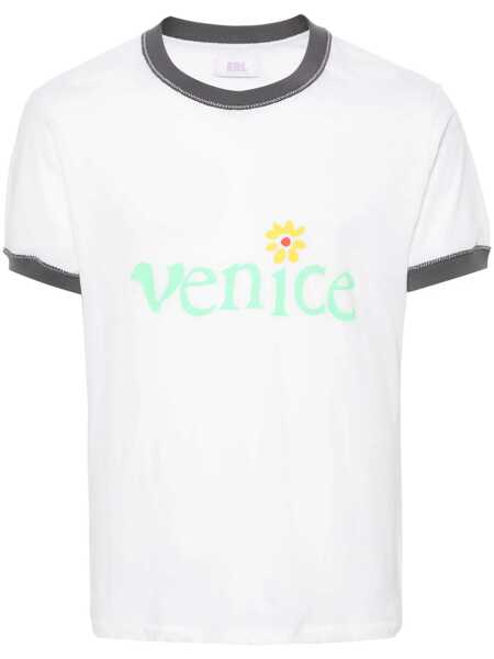 Tricouri ERL Erl Cotton Crew-Neck T-Shirt WHITE Barbati (BM 14852863) 1