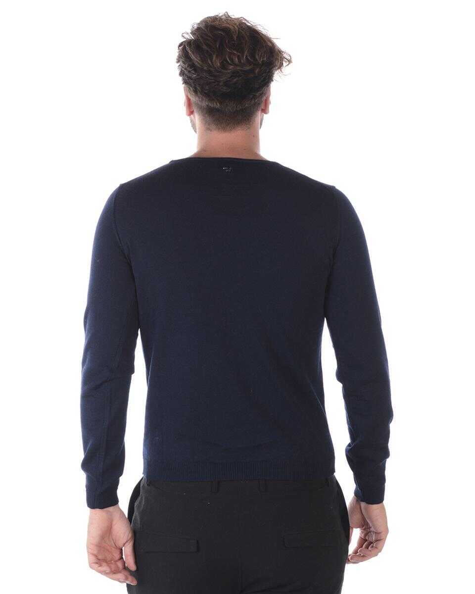 Pulovere Daniele Alessandrini Daniele Alessandrini Sweater BLUE Barbati (BM 14854855) 2