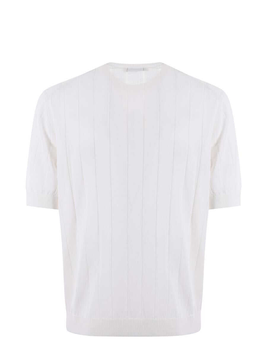 Tricouri FILIPPO DE LAURENTIIS Filippo De Laurentiis  T-Shirts And Polos WHITE Barbati (BM 14855755) 2