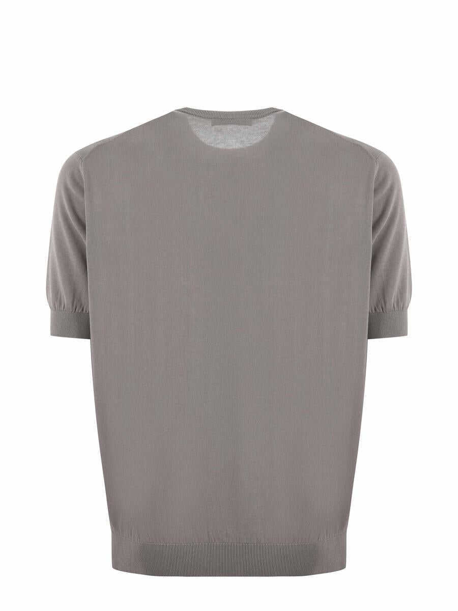 Tricouri FILIPPO DE LAURENTIIS Filippo De Laurentiis  T-Shirts And Polos Beige Barbati (BM 14855785) 2