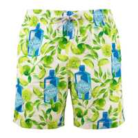 Sorturi de baie MC2 Saint Barth Gustavia Swimsuit With Gin And Lime Print Barbati