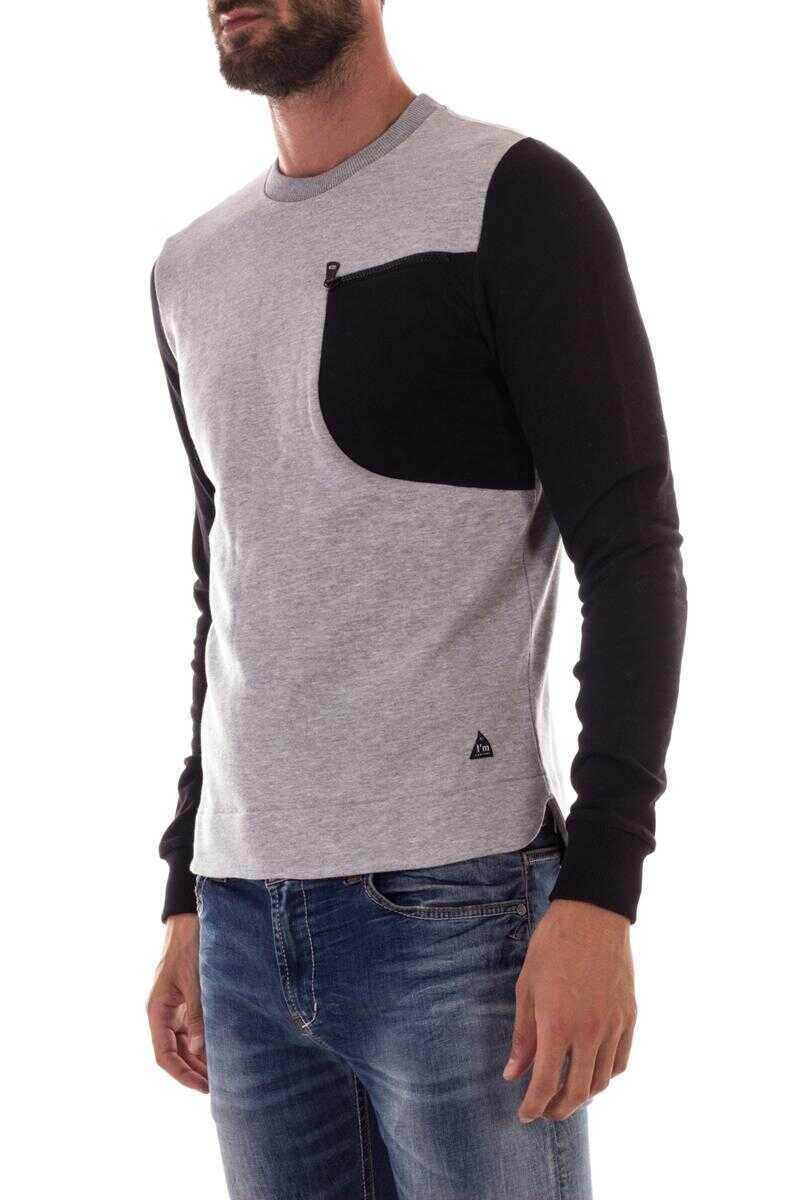 Bluze de trening IM C COUTURE IM C Couture Sweatshirt Hoodie GREY Barbati (BM 14855941) 2