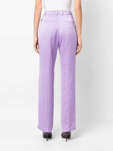 Pantaloni casual HEBE STUDIO Hebe Studio Lilac Viscose The Lover Pants MULTICOLOR Femei (BM 14857099) 4