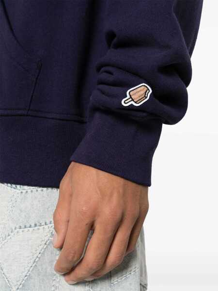 Bluze de trening ICECREAM Icecream Cones&AmpBones Printed Hoodie BLUE Barbati (BM 14859958) 5