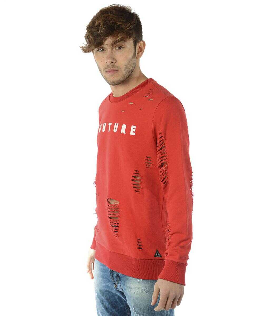 Bluze de trening IM C COUTURE IM C Couture Sweatshirt Hoodie RED Barbati (BM 14860099) 3