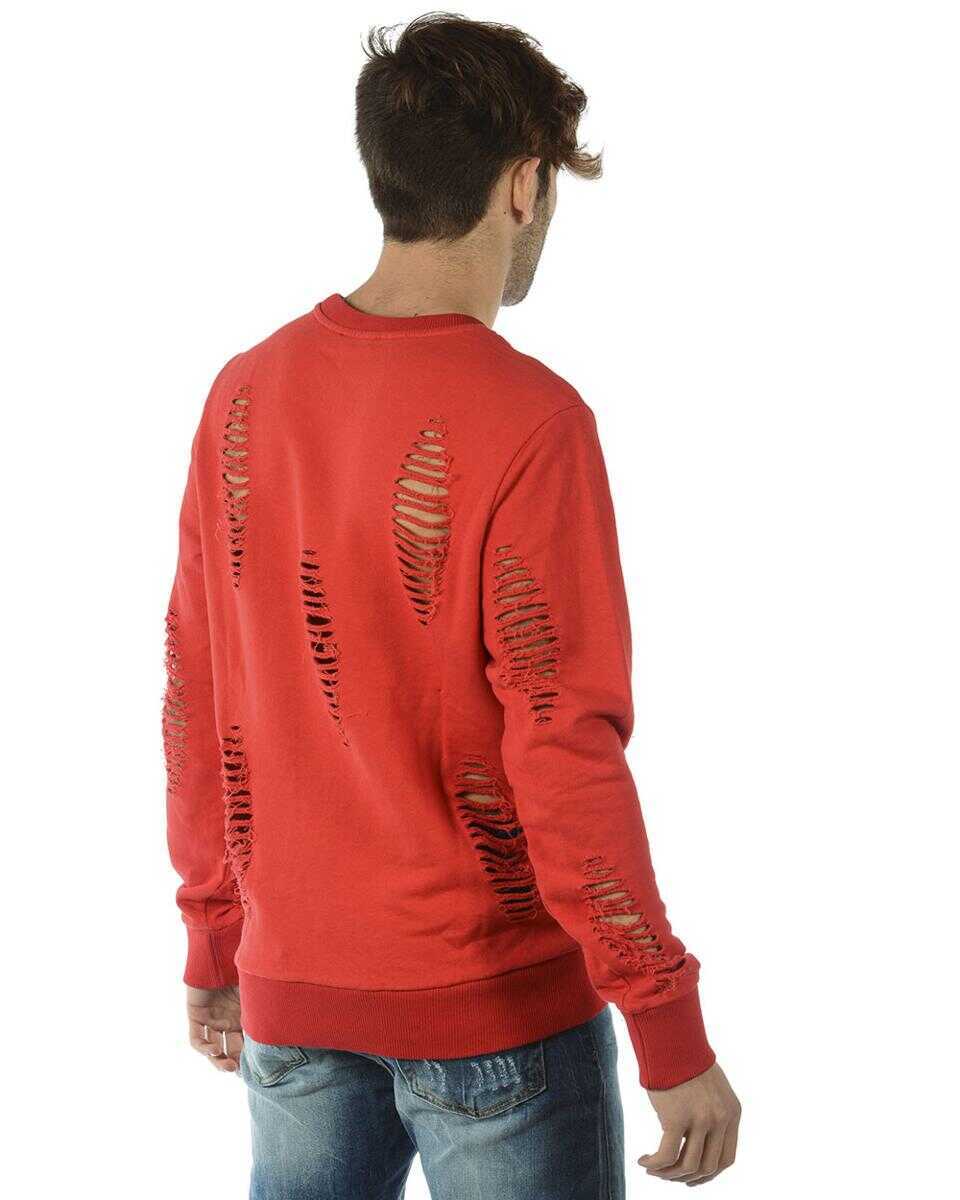 Bluze de trening IM C COUTURE IM C Couture Sweatshirt Hoodie RED Barbati (BM 14860099) 4