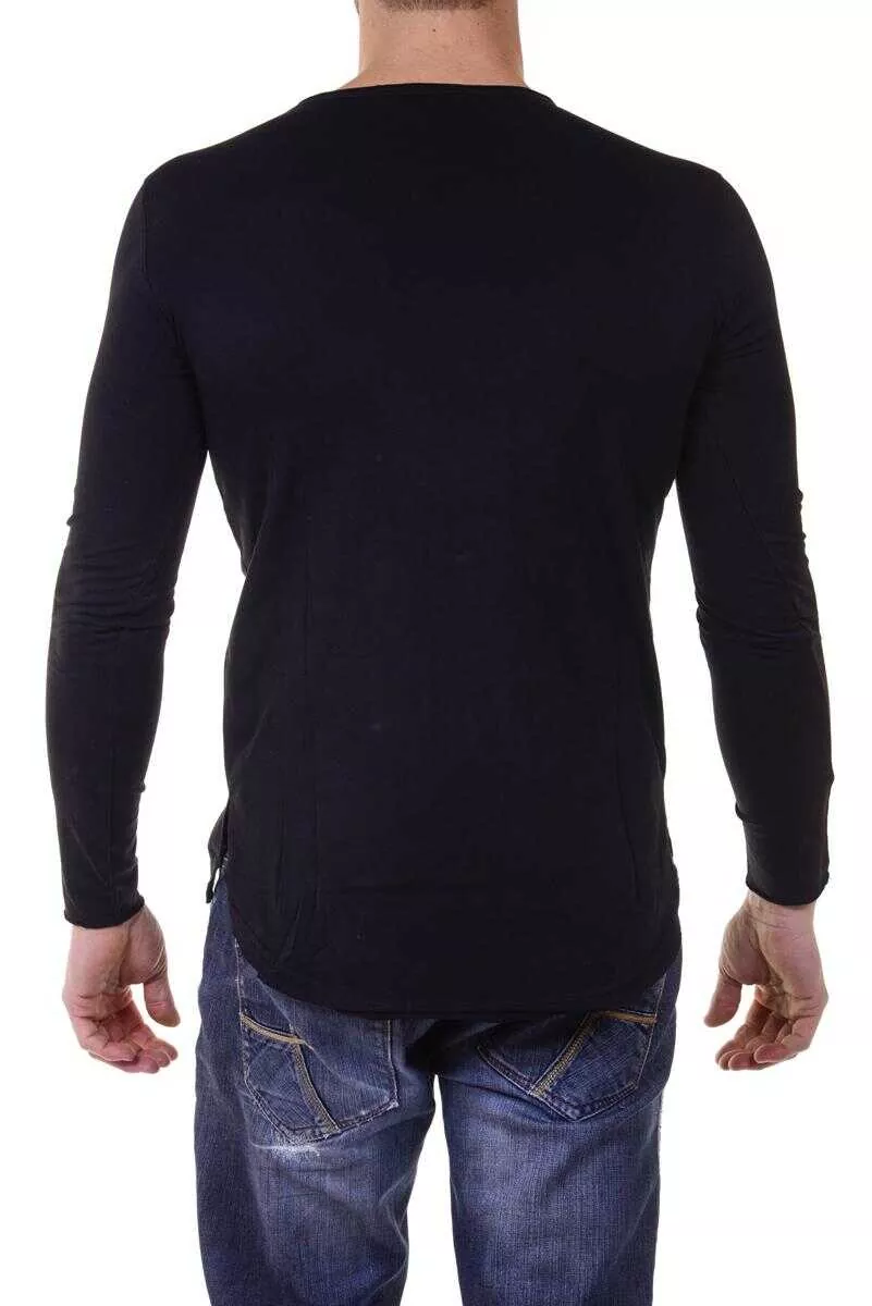 Topuri IM C COUTURE IM C Couture Topwear Black Barbati (BM 14860123) 2