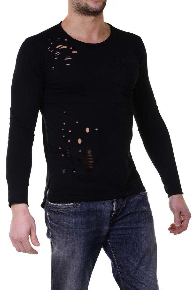 Topuri IM C COUTURE IM C Couture Topwear Black Barbati (BM 14860123) 3