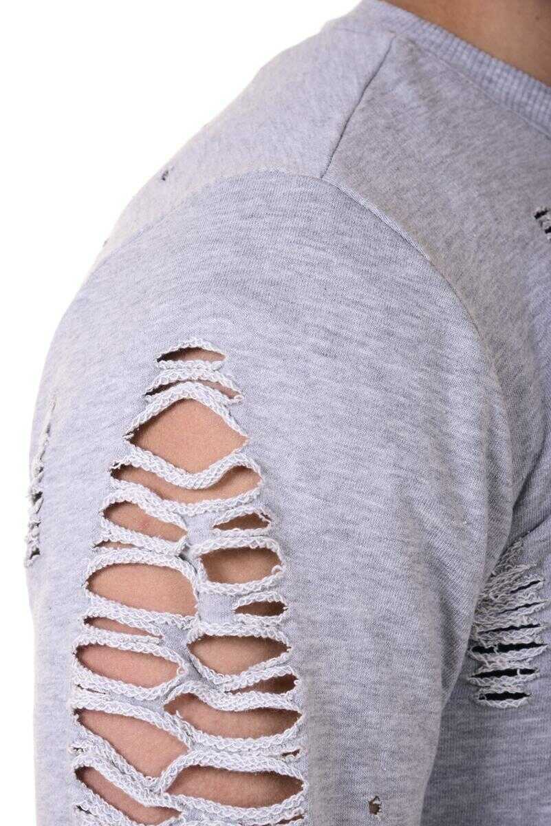 Bluze de trening IM C COUTURE IM C Couture Sweatshirt Hoodie GREY Barbati (BM 14860126) 4