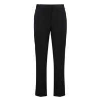 Pantaloni scurti Calvin Klein Cotton Gabardine Trousers Femei
