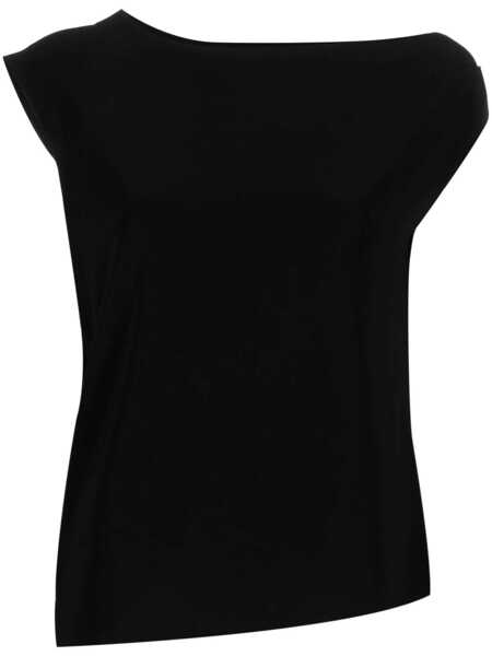 Topuri NORMA KAMALI Norma Kamali Drop Shoulder Top Black Femei (BM 14863738) 1