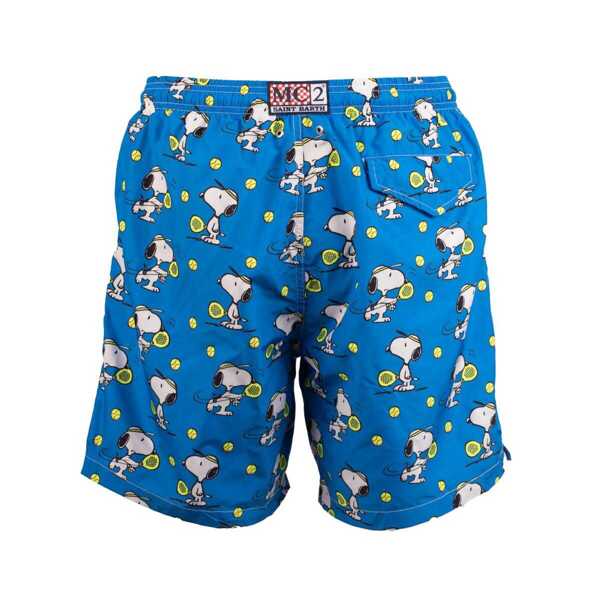 Sorturi de baie Mc2 Saint Barth MC2 Saint Barth Costume With Pockets Fancy Snoopy Padel BLUE Barbati (BM 14864473) 3