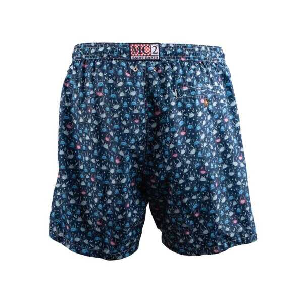 Sorturi de baie Mc2 Saint Barth MC2 Saint Barth Costume With Crab Patterned Pockets BLUE Barbati (BM 14864623) 3