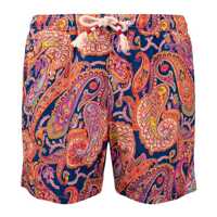 Sorturi de baie MC2 Saint Barth Lighting 70 Lightweight Fabric Swimsuit With Paisley Print Barbati