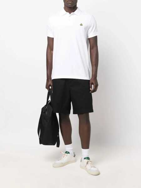 Tricouri Polo Moose Knuckles Moose Knuckles Cotton-Piqu Polo Shirt WHITE Barbati (BM 14865583) 2