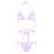 REINA OLGA Reina Olga Miami Triangle Bikini Set Purple
