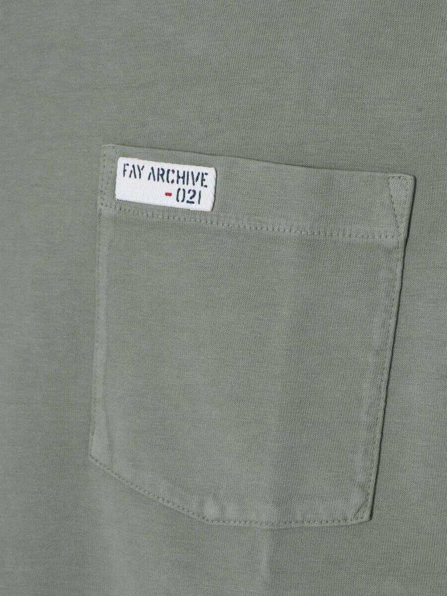 Tricouri Fay Fay T-Shirt M/C GREEN Barbati (BM 14870047) 2