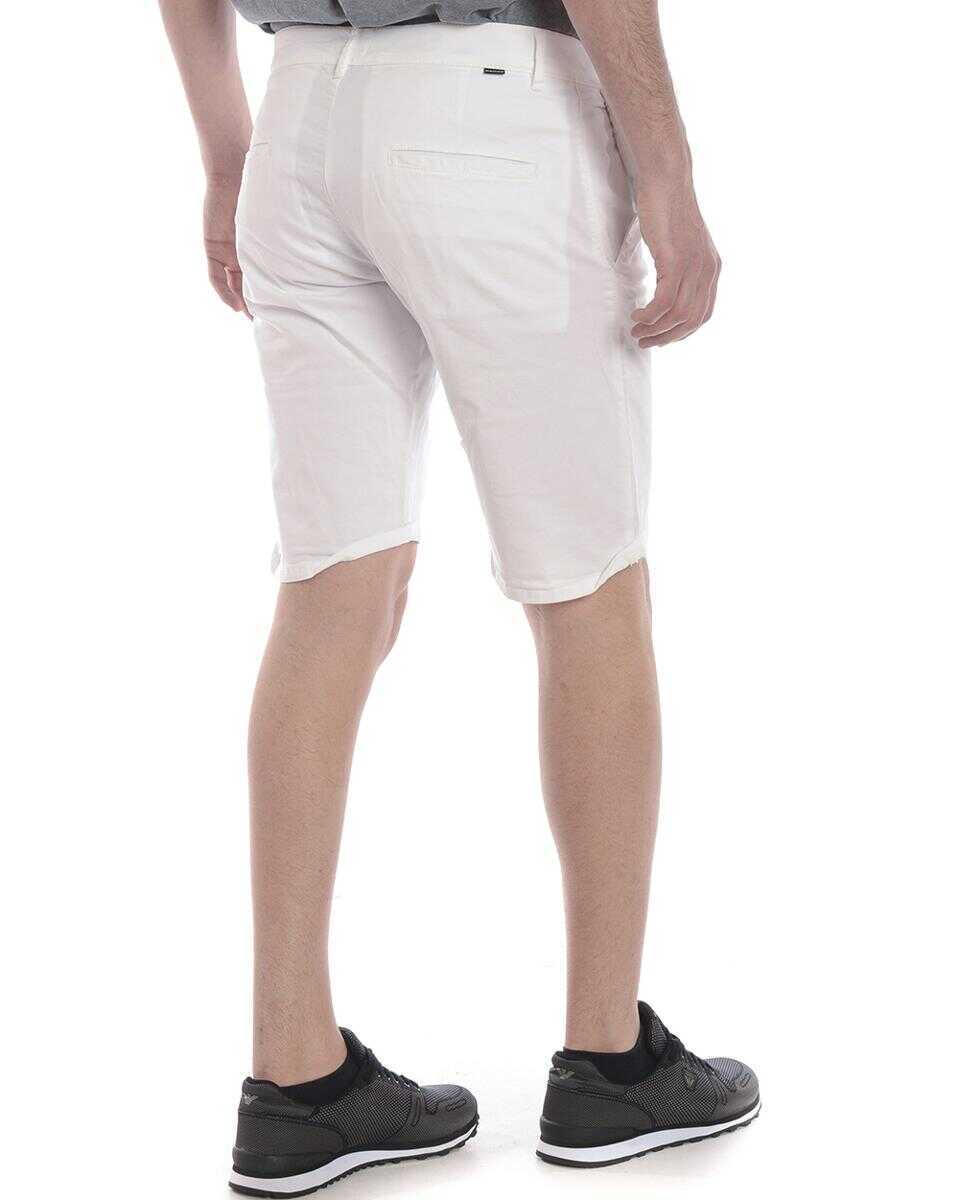 Pantaloni Daniele Alessandrini Daniele Alessandrini Short WHITE Barbati (BM 14873791) 4