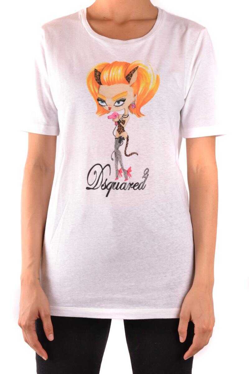 Tricouri DSQUARED2 DSQUARED2 Tshirt Short Sleeves WHITE Femei (BM 14877970) 1