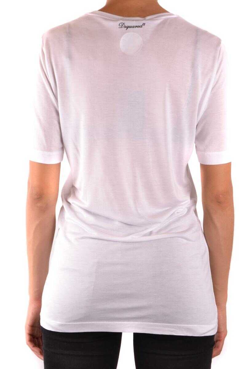 Tricouri DSQUARED2 DSQUARED2 Tshirt Short Sleeves WHITE Femei (BM 14877973) 4