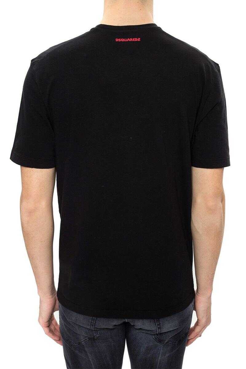 Tricouri DSQUARED2 DSQUARED2 T-Shirt Black Barbati (BM 14878669) 3