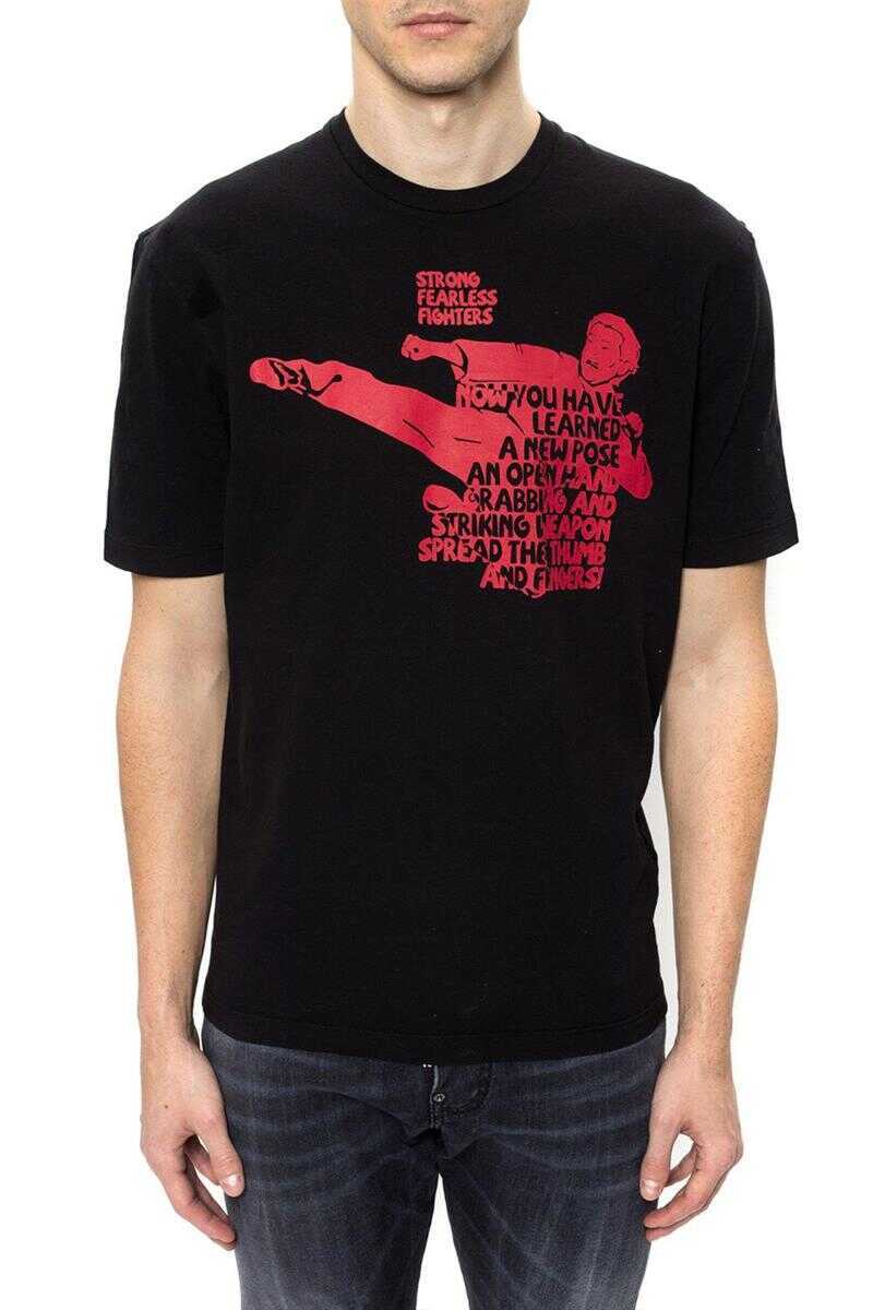 Tricouri DSQUARED2 DSQUARED2 T-Shirt Black Barbati (BM 14878669) 4