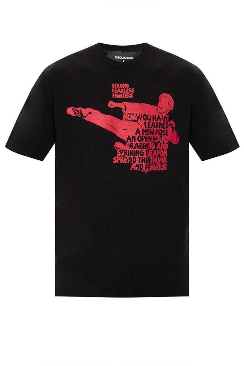 Tricouri DSQUARED2 DSQUARED2 T-Shirt Black Barbati (BM 14878669) 1