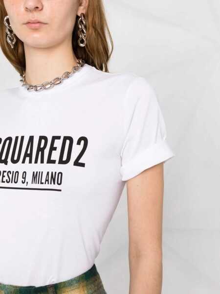 Topuri DSQUARED2 DSQUARED2 T-Shirts WHITE Femei (BM 14878708) 3