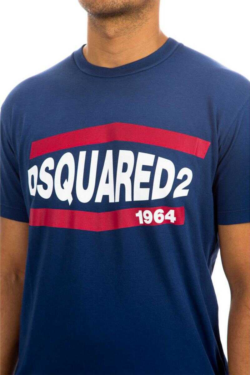 Tricouri DSQUARED2 DSQUARED2 T-Shirt BLUE Barbati (BM 14878741) 3