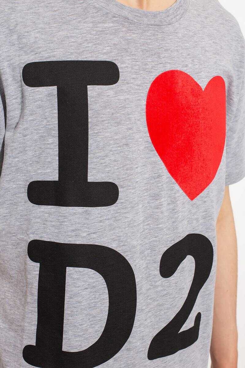 Tricouri DSQUARED2 DSQUARED2 T-Shirt GRAY Barbati (BM 14878753) 4